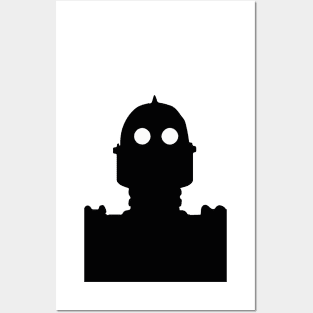 Minimalist Iron Giant Posters and Art